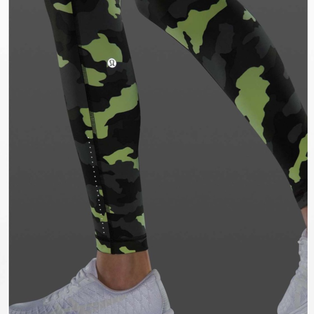 Lululemon Swift Speed High-Rise Camo Green Multi - Picture 7 of 7